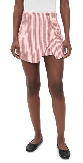 Dress To Dress To Striped Twill Shorts Stripes