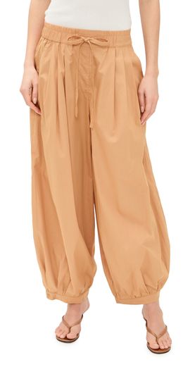 Dress To Dress To Tie Front Balloon Pants SUMMER BEIGE