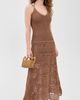 Dress To Dress To Vintage Tricot Maxi Dress Brown Castanha - 5
