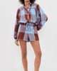 Dress To Dress To Waist Tie Cotton Shorts Brown Deserto - 5