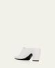 Dries Van Noten 75mm Floral Debossed Leather Mules - 2