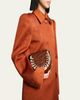 Dries Van Noten Arc Small Mixed Leather Whipstitch Crossbody Bag - 2