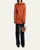 Dries Van Noten Arc Small Mixed Leather Whipstitch Crossbody Bag - 5