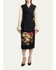 Dries Van Noten Beline Knit-Sleeves Wrap Blazer Jacket - 2
