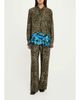 Dries Van Noten Colorblock Marble-Print Button-Down Shirt - 2