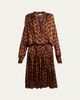 Dries Van Noten Denvo Tiered Polka-Dot Midi Dress - 1