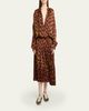 Dries Van Noten Denvo Tiered Polka-Dot Midi Dress - 2