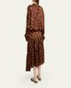 Dries Van Noten Denvo Tiered Polka-Dot Midi Dress - 3