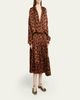 Dries Van Noten Denvo Tiered Polka-Dot Midi Dress - 4