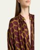 Dries Van Noten Denvo Tiered Polka-Dot Midi Dress - 5
