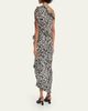 Dries Van Noten Dina One-Shoulder Abstract-Print Ruffle Midi Dress - 3