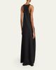 Dries Van Noten Drazero Embroidered Sleeveless Long Wool Silk Dress - 3