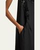 Dries Van Noten Drazero Embroidered Sleeveless Long Wool Silk Dress - 5
