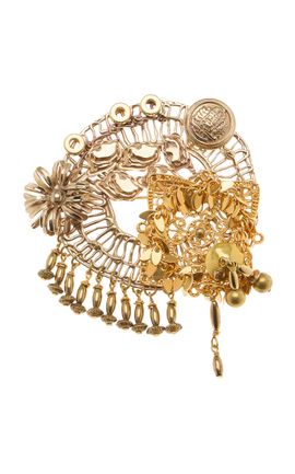 Dries Van Noten Dries Van Noten Aged Brass Pin Brooch