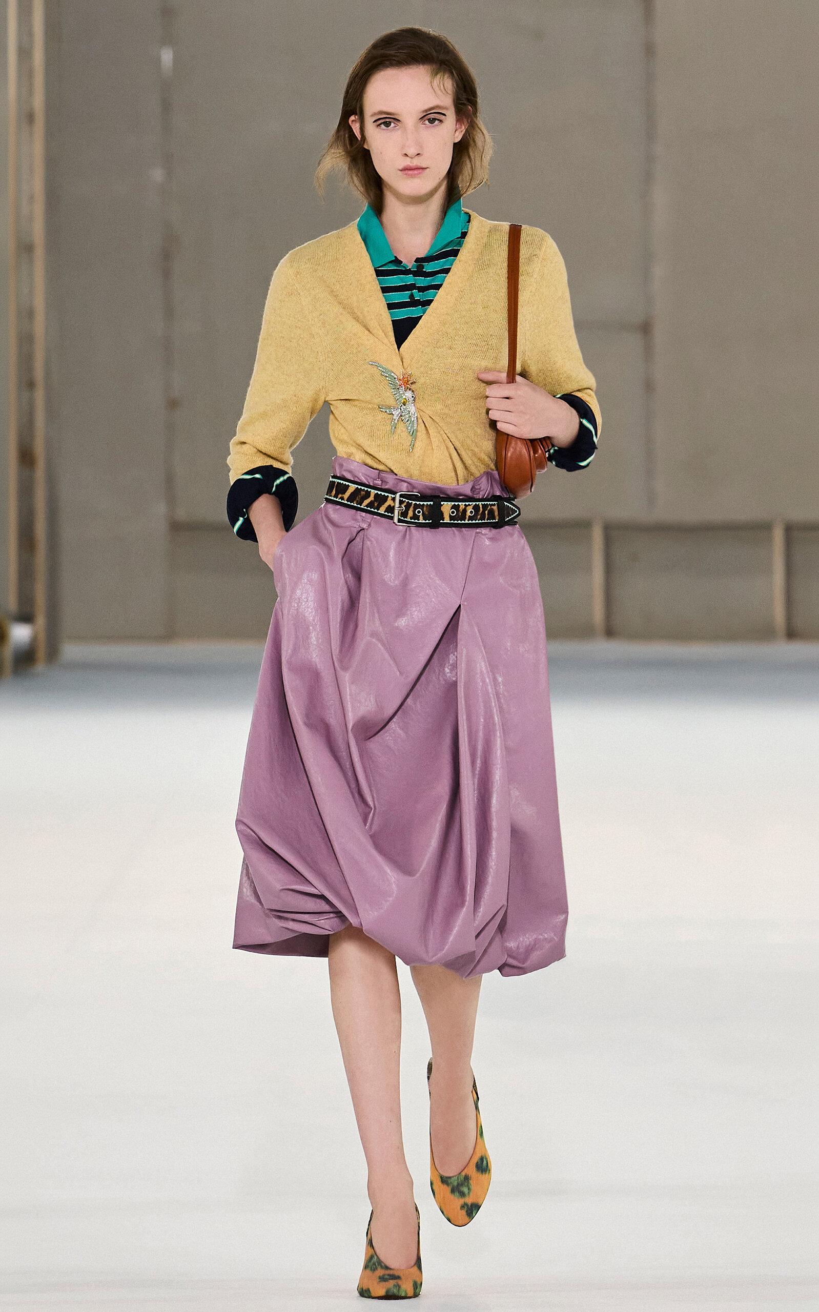 Dries Van Noten Dries Van Noten Animal Print Belt