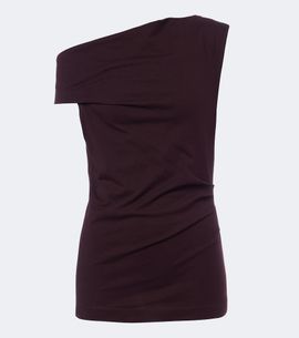 Dries Van Noten Dries Van Noten Asymmetric cotton jersey top