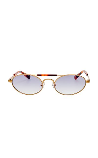 Dries Van Noten Dries Van Noten AviatorFrame Metal Sunglasses