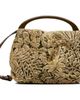 Dries Van Noten Dries Van Noten Beige & Brown Small Resin Handle Bag - 1