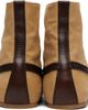 Dries Van Noten Dries Van Noten Beige Canvas High Top Sneakers - 2