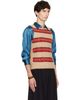 Dries Van Noten Dries Van Noten Beige Jacquard Wool Sweater Vest - 2