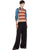 Dries Van Noten Dries Van Noten Beige Jacquard Wool Sweater Vest - 4