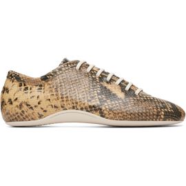 Dries Van Noten Dries Van Noten Beige Leather Ballerina Sneakers