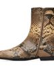 Dries Van Noten Dries Van Noten Beige Leather Sock Boots - 3
