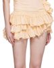 Dries Van Noten Dries Van Noten Beige Ruffled Micro Shorts - 4