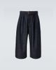 Dries Van Noten Dries Van Noten Belted denim Bermuda shorts - 1