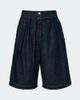 Dries Van Noten Dries Van Noten Belted denim shorts - 1