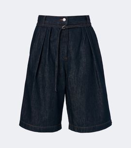 Dries Van Noten Dries Van Noten Belted denim shorts