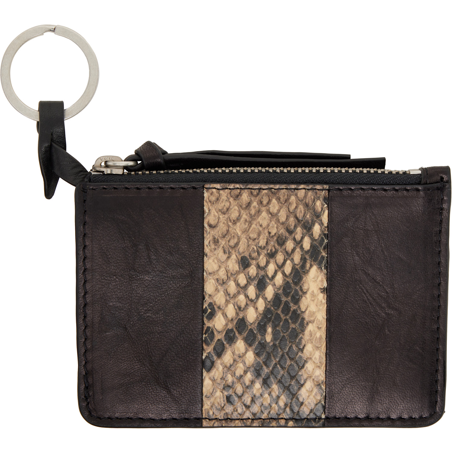 Dries Van Noten - Black & Beige Calfskin Wallet