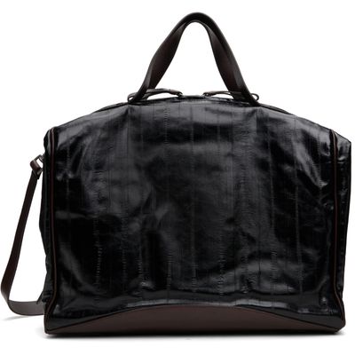 Dries Van Noten Dries Van Noten Black & Brown Leather Bag