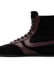 Dries Van Noten Dries Van Noten Black & Burgundy Suede High Top Sneakers - 3