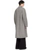 Dries Van Noten Dries Van Noten Black & Gray Oversized Wool Tweed Coat - 3