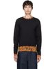 Dries Van Noten Dries Van Noten Black & Orange Layered Cotton T-shirt - 1