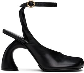 Dries Van Noten Dries Van Noten Black Asymmetric Heels