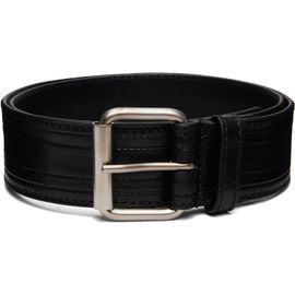 Dries Van Noten Dries Van Noten Black Calfskin Belt