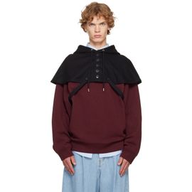 Dries Van Noten Dries Van Noten Black Cape Hoodie