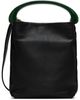 Dries Van Noten Dries Van Noten Black Chrome Lamb Leather Small Bag - 1
