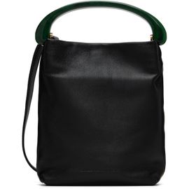 Dries Van Noten Dries Van Noten Black Chrome Lamb Leather Small Bag