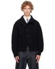 Dries Van Noten Dries Van Noten Black Chunky Wool Cardigan - 1