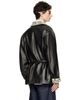 Dries Van Noten Dries Van Noten Black Coated Belted Jacket - 3