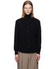 Dries Van Noten Dries Van Noten Black Collar Cashmere Cardigan - 1