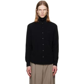 Dries Van Noten Dries Van Noten Black Collar Cashmere Cardigan