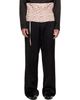 Dries Van Noten Dries Van Noten Black Contrast Waist Jacquard Trousers - 1
