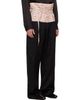 Dries Van Noten Dries Van Noten Black Contrast Waist Jacquard Trousers - 2