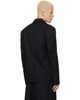 Dries Van Noten Dries Van Noten Black Cotton & Wool Twill Blazer - 3