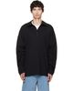 Dries Van Noten Dries Van Noten Black Cotton Polo - 1