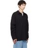 Dries Van Noten Dries Van Noten Black Cotton Polo - 2